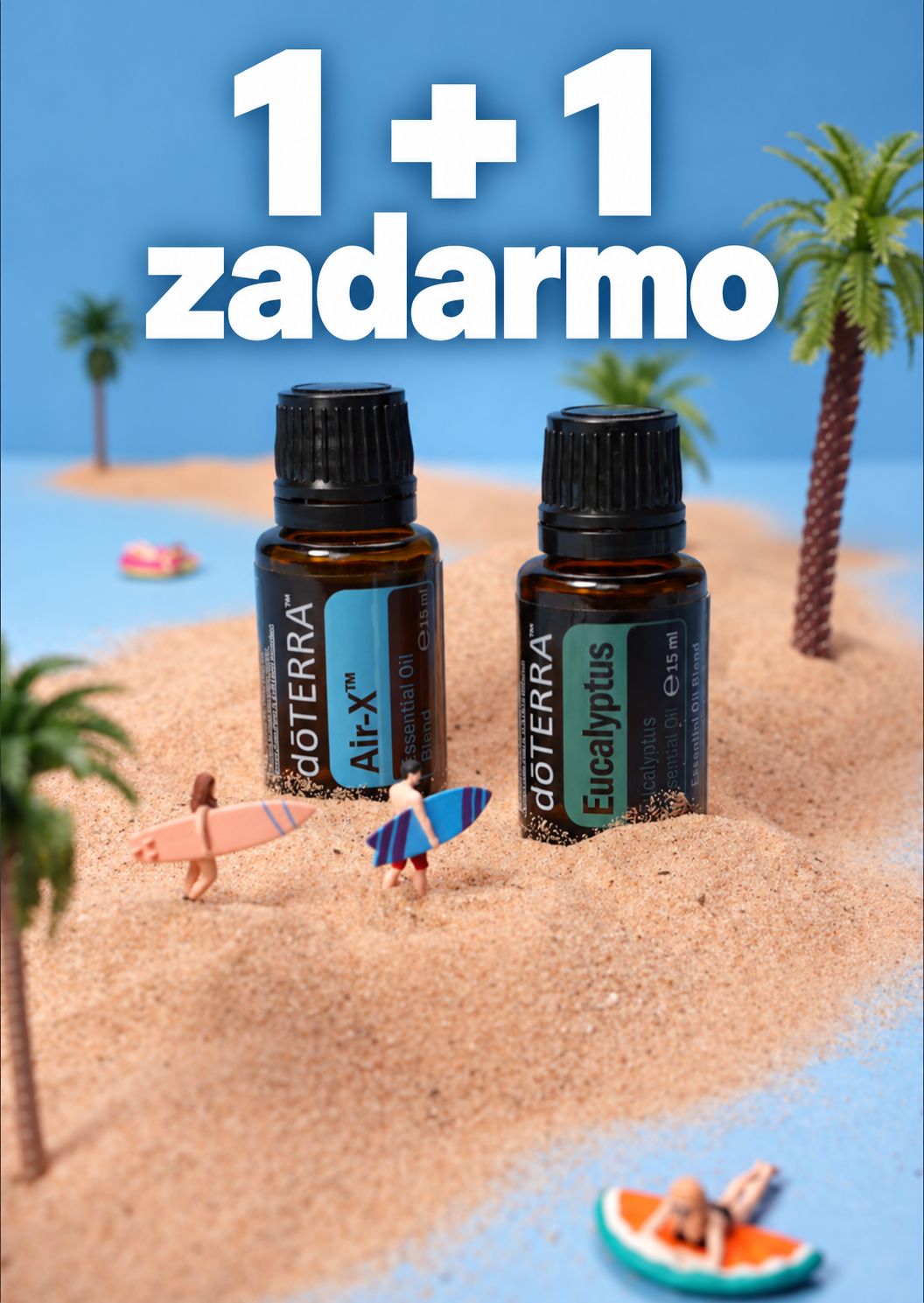 Zmes Air-X a esenciálny olej Eukalyptus dōTERRA v akcii 1+1 zadarmo